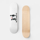 Wil je met me trouwen, Man en vrouw? Skateboard (Voorkant)