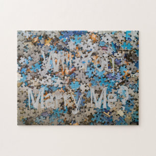 Wil je met me trouwen met verborgen huwelijksvoors legpuzzel