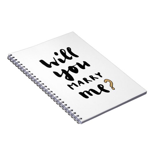 Wil je met me trouwen? notitieboek (Rechterzijde)
