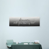 Wil je met me trouwen, Ombre Spandoek (Beurs)