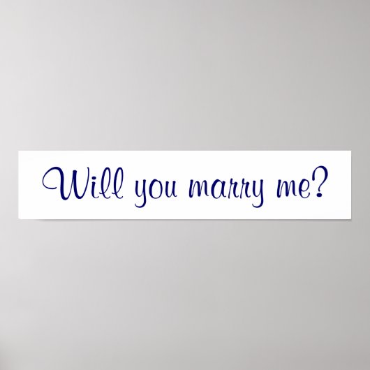 Wil je met me trouwen? poster (Voorkant)
