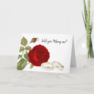 Wil je met me trouwen, Red Rose? Kaart