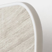 Wil je met me trouwen? Rustic Wood Wedding Voorste Pickleball Paddle (Links Detail)