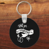 Wil je met me trouwen? sleutelhanger (Voorkant)