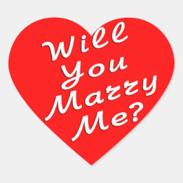 Wil je met me trouwen? Sticker