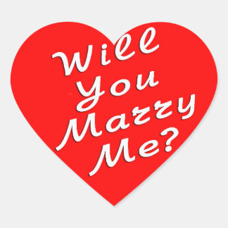 Wil je met me trouwen? Sticker