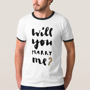 Wil je met me trouwen? t-shirt