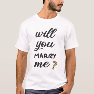 Wil je met me trouwen? t-shirt