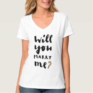 Wil je met me trouwen? t-shirt
