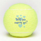 Wil je met me trouwen? Tennis Ball van dalDesignNZ Tennisballen (Voorkant)