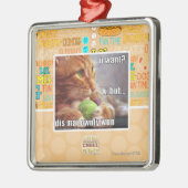 Wil je? metalen ornament (Links)