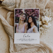 Wil je mijn bruidsmeisje, bruidsmeisje fotokaart, kaart