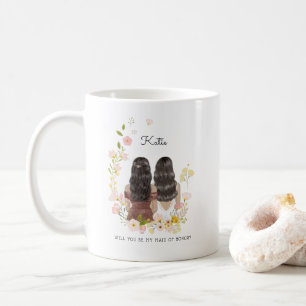 Wil je mijn bruidsmeisje/getuige voorstel C Koffiemok
