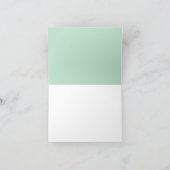 Wil je mijn bruidsmeisje Kaart (mint groen) (Binnen)