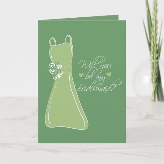 "Wil je mijn bruidsmeisje zijn?" (Voorkant)