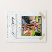 Wil je mijn bruidsmeisje zijn? Aangepaste foto Legpuzzel (Horizontaal)