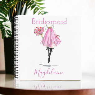 Wil je mijn bruidsmeisje zijn, bruidsmeisje van he notitieboek