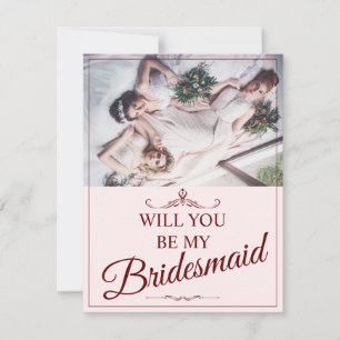 Wil je mijn bruidsmeisje zijn? Drie leugenachtige