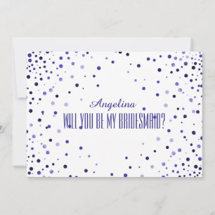 Wil je mijn bruidsmeisje zijn? kaart