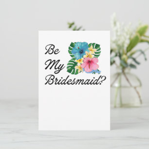 Wil je mijn bruidsmeisje zijn? Trouwfeest in de Tr Kaart