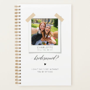 Wil je mijn bruidsmeisje zijn? voorstel planner