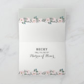 Wil je mijn Matron of Honor salie blush roze zijn? (Binnen)