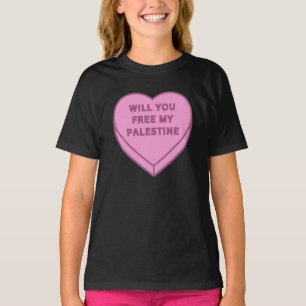 Wil je mijn Palestina bevrijden? Schattige Snoep H T-shirt