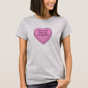 Wil je mijn Palestina bevrijden? Schattige Snoep H T-shirt