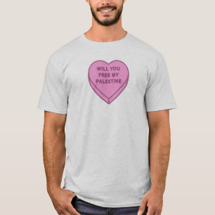 Wil je mijn Palestina bevrijden? Schattige Snoep H T-shirt