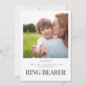 Wil je mijn ringdrager Kaart zijn? (Voorkant)