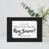 Wil je mijn ringdrager Kaart zijn? (Staand voorkant)