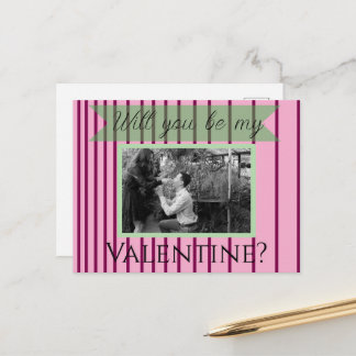 Wil je mijn Valentijn zijn? Briefkaart