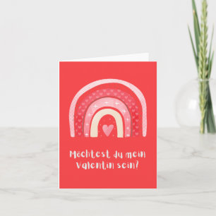 Wil je mijn Valentijn zijn?, Duitse Valentijn Kaart