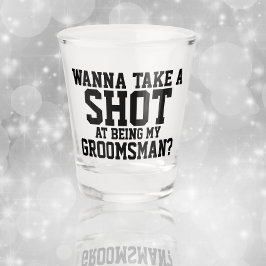 Wil je m'n huisvrouw zijn? shot glas