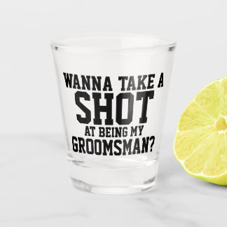Wil je m'n huisvrouw zijn? shot glas