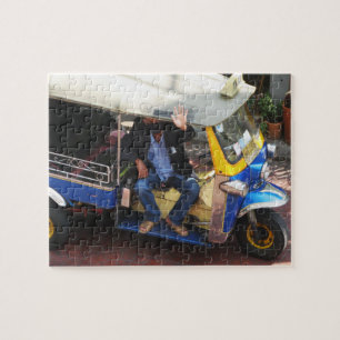 Wil je TAXI TUK-TUK? Legpuzzel