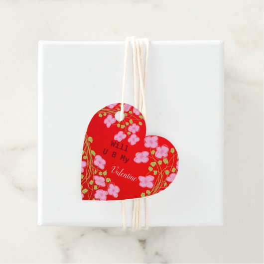 Wil jij mijn Valentijn hart Label zijn? (In situ)