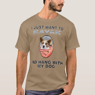 Wil Kayak Hang W Dog Cardigan Welsh Corgi1409 T-shirt