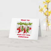 **WIL MET JE OMGAAN** KERSTMIS KAART (Gele Bloem)