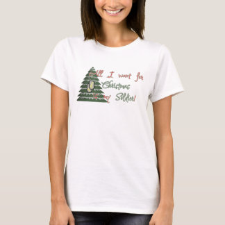 Wil mijn soldaat kerstmis hebben t-shirt