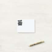 Wil niet werken Raccoon Animal Post-it® Notes (Op bureau)