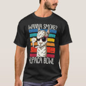  Wil Rook Alpaca Bowl Funny Alpaca T-shirt (Voorkant)