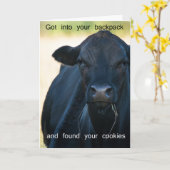 Wil s'more koekjes kaart (Gele Bloem)