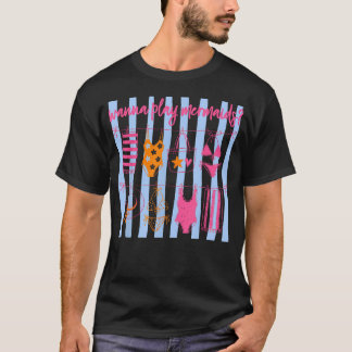 Wil Zeemeerminnen Spelen Uitgekiende Meisjesachtig T-shirt