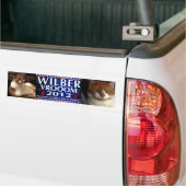 Wilber voor President Bumpersticker (Op Truck)
