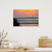 Wilbur by the Sea Palm Sunrise Florida Poster (Cuisine)