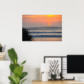 Wilbur by the Sea Palm Sunrise Florida Poster (Bureau à domicile)