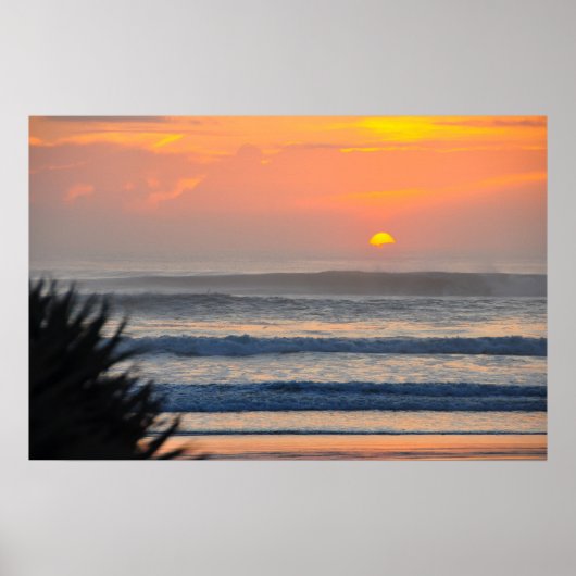 Wilbur by the Sea Palm Sunrise Florida Poster (Devant)