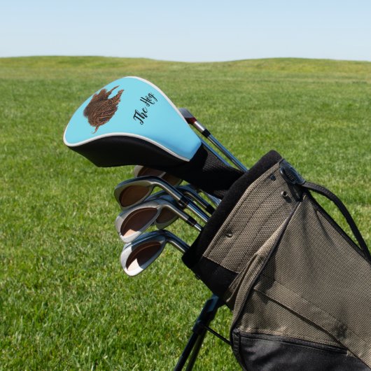 Wilbur - een merkwaardig varken. golfheadcover (Insitu)