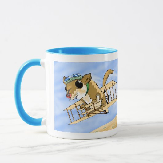 Wilbur l'écureuil volant Mug (Gauche)